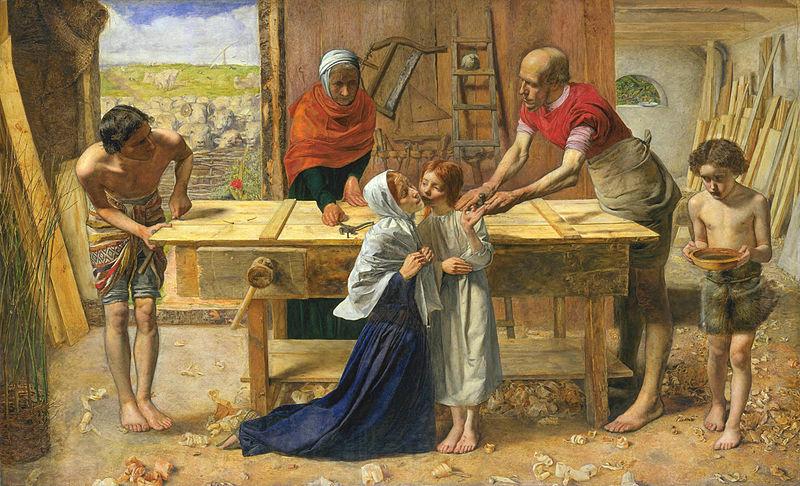 Sir John Everett Millais Christ in the House of His Parents Norge oil painting art